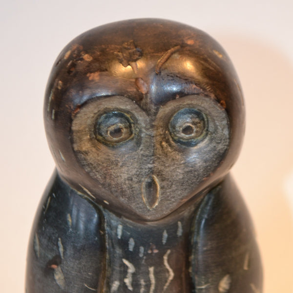 Owl inuit carving
