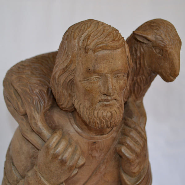 Medard Bourgault Jesus carving 1946