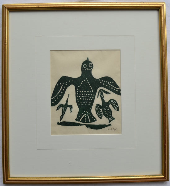 Fishing Birds Inuit Print by Moatyaq - Langford Gallery