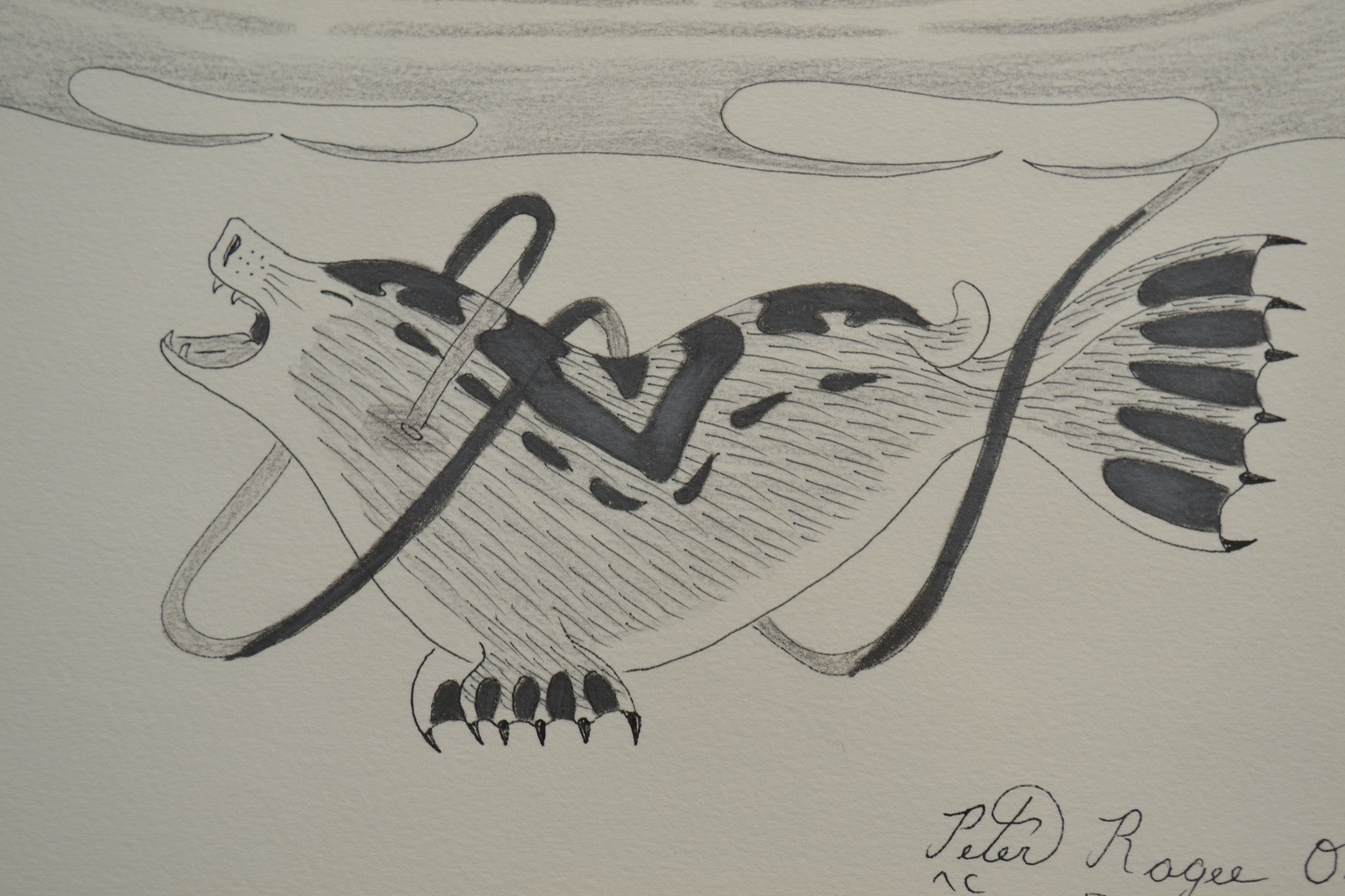 Hunter Harpoons Seal by Peter Ragee | Langford Gallery