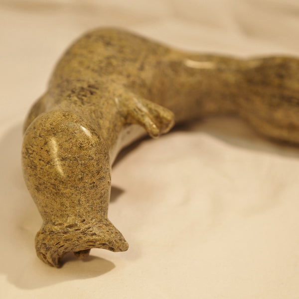 Bearded seal inuit carving