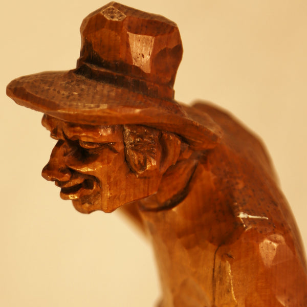 Village Character wood carving