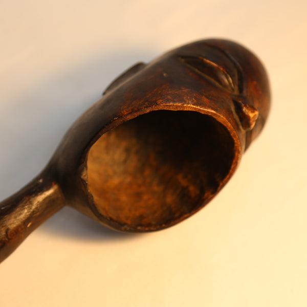 African Spoon with Wide Open Mouth